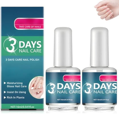 Two pack of COTGOT keratin amino acid clear nail treatment oil on a clean background.