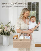 Baobrava portable diaper caddy used in a nursery