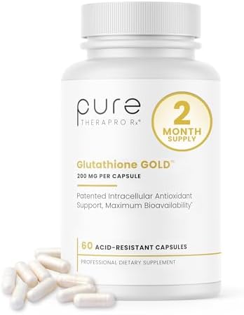 S-Acetyl Glutathione Gold 60 acid resistant capsules for improved absorption