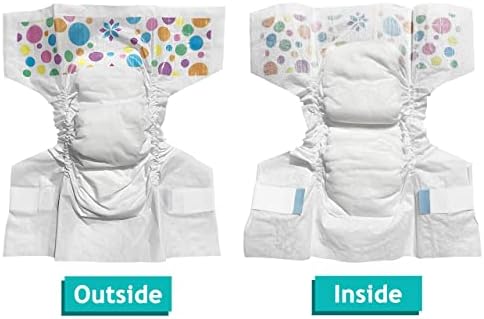 Close up of the secure pull tabs on the doll diaper accessory.