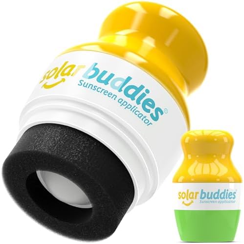 Solar Buddies Sunscreen Applicator Single Green front view