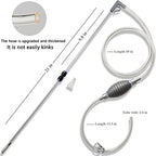 Full kit layout of the Arepk aquarium siphon vacuum system.