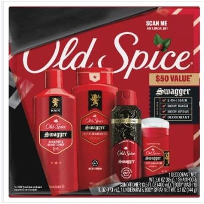 Old Spice Holidude Swagger gift set front view grooming products