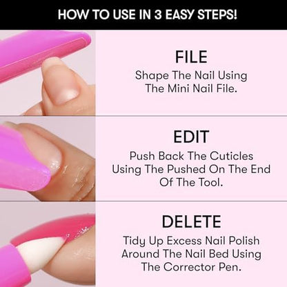 Authentic Nails Inc USA imported beauty product packaging