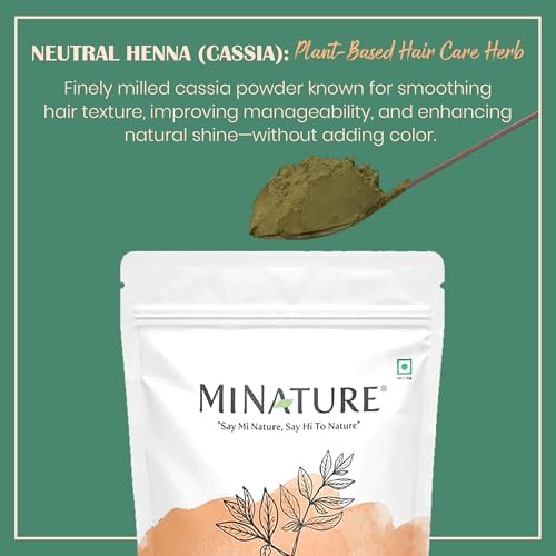 Herbal natural scalp care mask powder texture close up look
