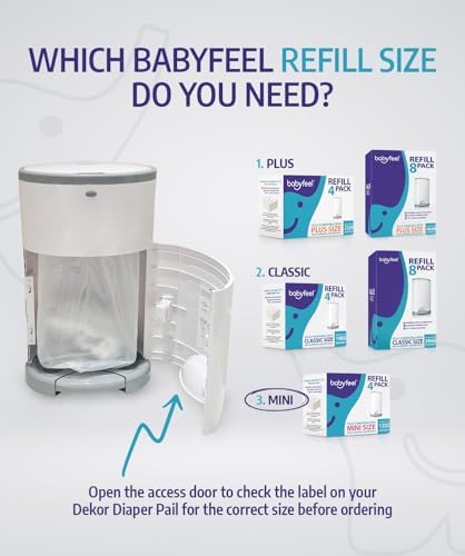 Babyfeel refill box displaying compatibility details