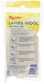 Soft white lambs wool padding for corn relief and toe protection.
