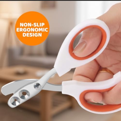 Small animal claw trimmer sizing details with durable construction