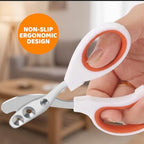 Small animal claw trimmer sizing details with durable construction