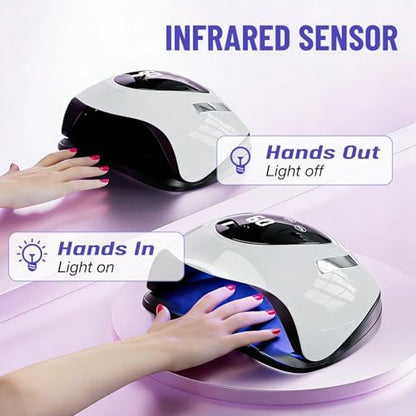 Side profile of LadyMisty portable UV LED nail light