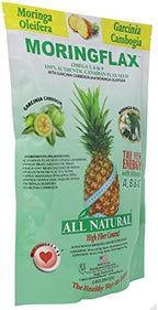 All natural Moringflax blended superfood powder for digestive and metabolic support