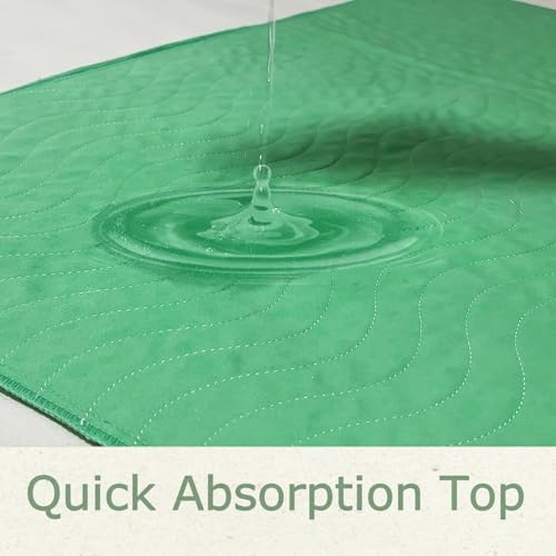 Albelia reusable incontinence pads showing wavy quilting pattern for comfort