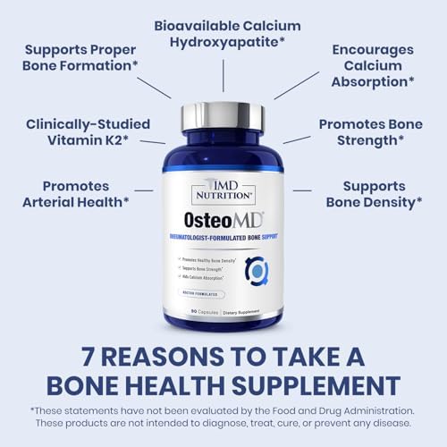 1MD Nutrition OsteoMD 90 count bottle label details