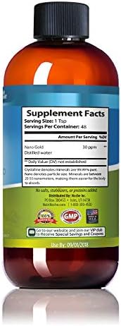 NutriNoche liquid organic supplement package and size display