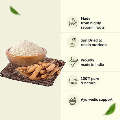 Authentic organic Shatavari root powder for natural lactation support