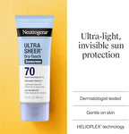 Lightweight non-greasy sun lotion with Helioplex technology