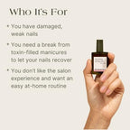 Botanist The Remedy sheer rose polish brush applicator view