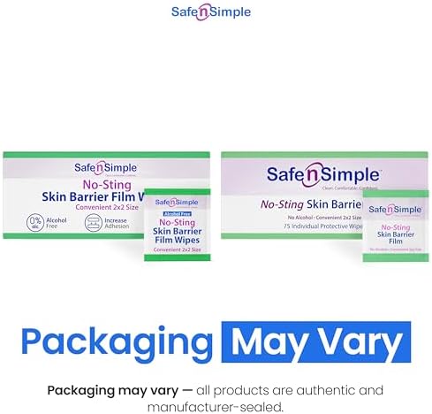 Individually wrapped 2x2 skin prep wipes for medical adhesive application