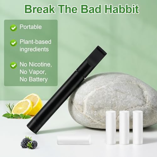 Crobirware smokeless mint support diffuser stick close up highlighting the portable pocket sized design.
