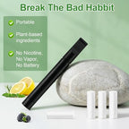 Crobirware smokeless mint support diffuser stick close up highlighting the portable pocket sized design.