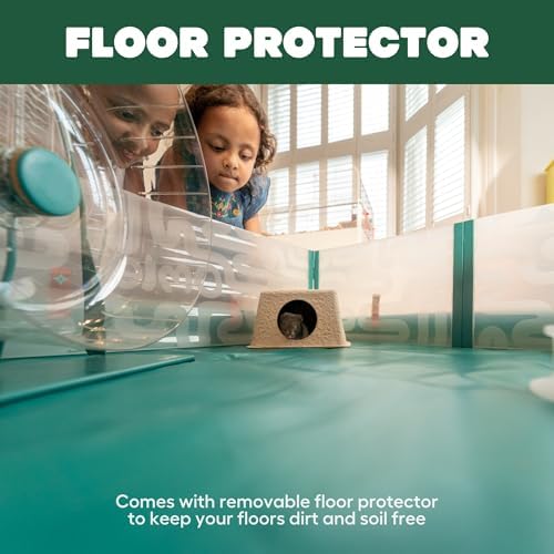 Omlet Large Foldable Hamster Playpen with Removable Floor Protector | Quick Pop-Up Design Opens & Closes in Seconds | Spacious Indoor & Outdoor Exercise Pen for Hamsters & Small Animals - Image 6