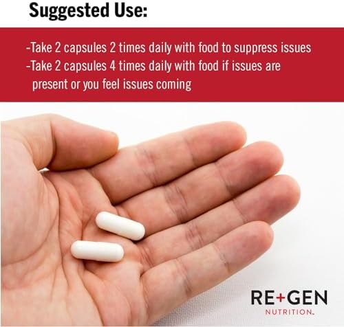 Re+Gen Nutrition Immune Support Supplement side angle bottle display