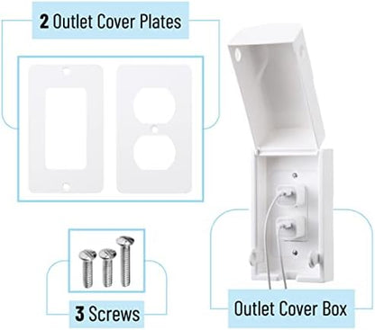Bates Choice outlet safety box mounted on wall