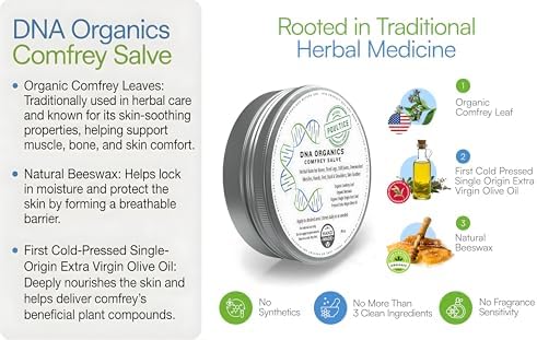 Organic herbal salve for tattoo care and skin regeneration benefits