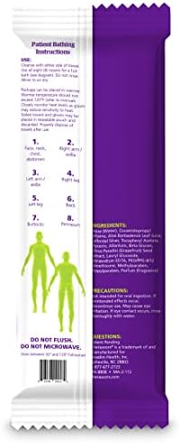 Theraworx Protect pre-moistened disposable cloths packaging showcasing hospital-recommended personal care benefits