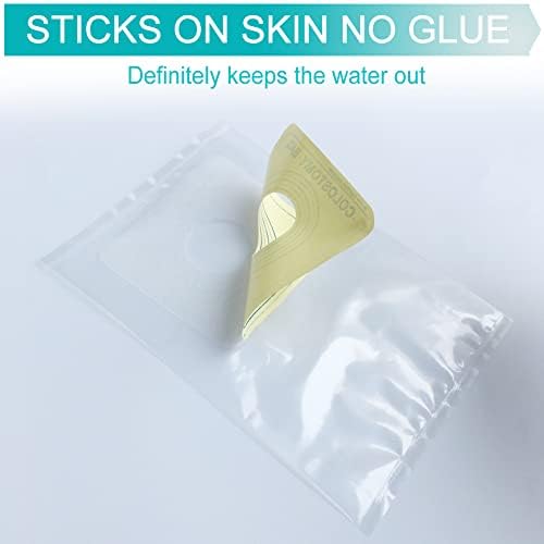 Fifty pack bulk supply of Hola Health disposable waterproof feeding tube covers