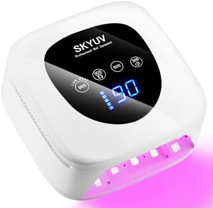 Skyuv cordless gel nail lamp with LED touch screen display