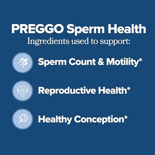 O Positiv Preggo Sperm Health side label showing OBGYN formulated supplement facts and ingredients