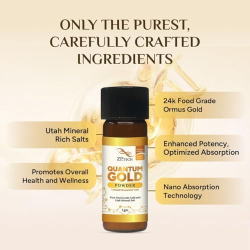 Zp.Tech Quantum Gold 24K Ormus Gold Concentrate lifestyle meditation setting