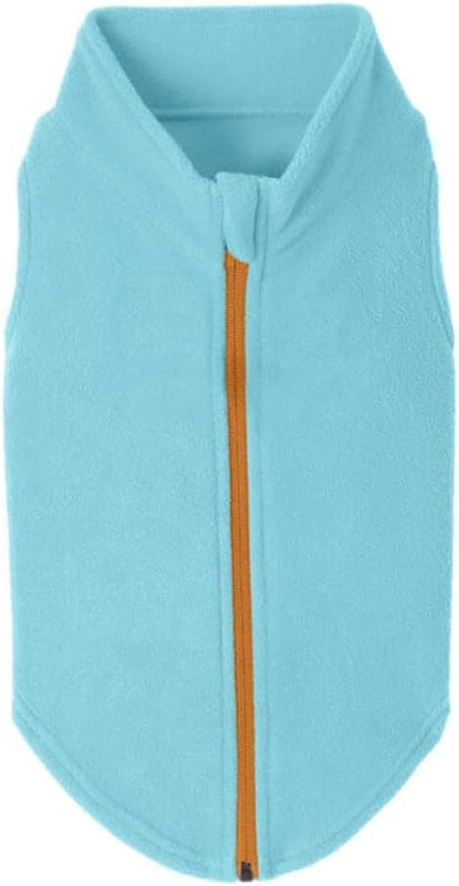 Gooby - Zip Up Fleece Vest, Fleece Jacket Sweater with Zipper Closure and Leash Ring, Pink, Medium - Image 10