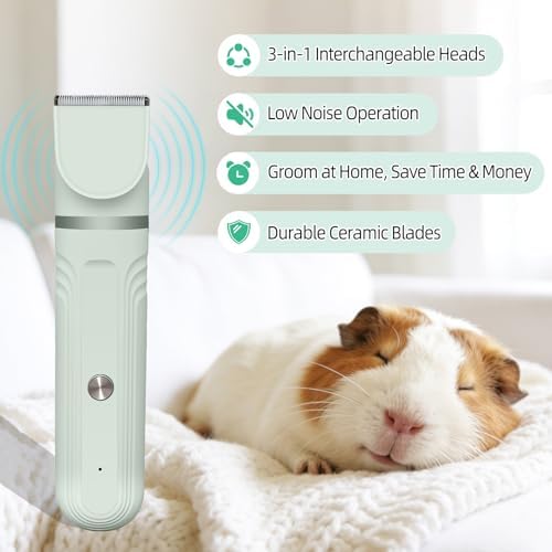 Lyrzzey quiet electric nail clippers for guinea pigs and rabbits packaging