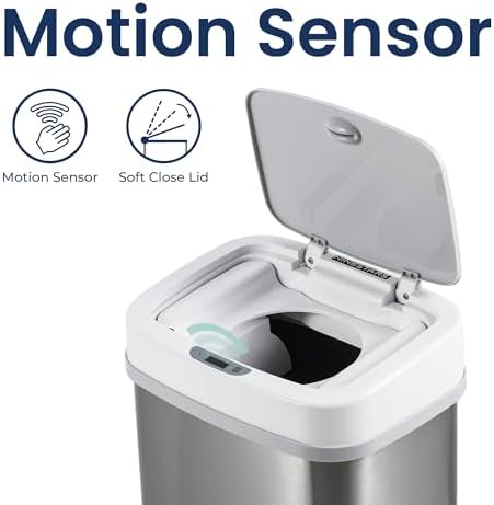 Ninestars motion sensor trash bin lid open mechanism