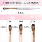 Close up of 100 percent pure Kolinsky sable hair bristles