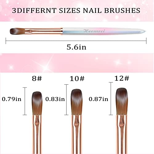 Close up of 100 percent pure Kolinsky sable hair bristles