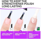 Gelike Ec 6 in 1 nail repair protein bottle texture swatch