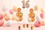 Side view highlighting the five point five inch height dimensions of the Chochkees metallic wrapped party favor anchor.