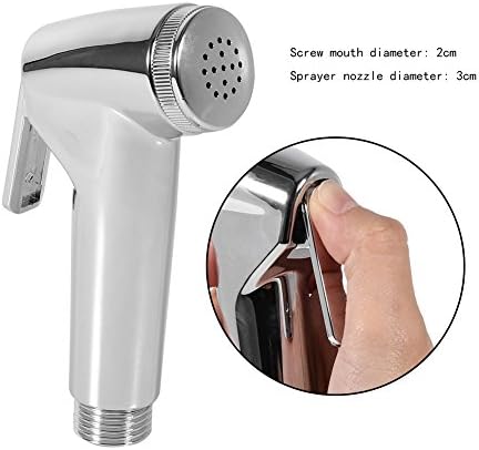 Close up of bidet sprayer trigger and grip