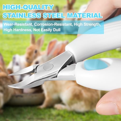 Nevixtal 5.3 inch rabbit tooth cutter scissor for small pet grooming