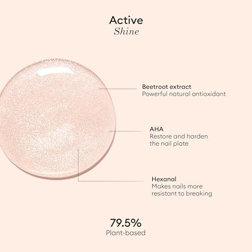 Close up of Manucurist Active Shine illuminating finish