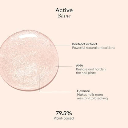 Close up of Manucurist Active Shine illuminating finish