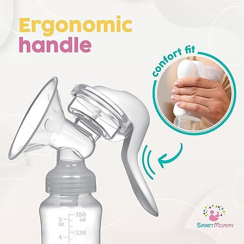 Smart Mommy manual pump packaged box view showcasing the premium imported design.