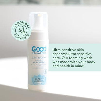 Gentle intimate foam wash for women imported from USA for sensitive skin care.