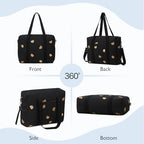 LORADI baby changing bag showing metal zippers