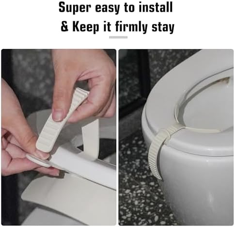 Toddler potty training aid illustration using the Storchenbeck urine deflector to prevent floor leaks