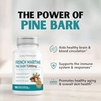 Nutriheim pine bark supplement label ingredient details nutrition facts