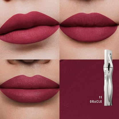 Eternal Lip Matte, 11 Odyssey - Wine Red, One-Swipe Bold Matte Finish, High Pigment Full Coverage, Long-Lasting, Transfer-Proof & Smudge-Resistant Liquid Lipstick, Feather-Light Texture - Image 3